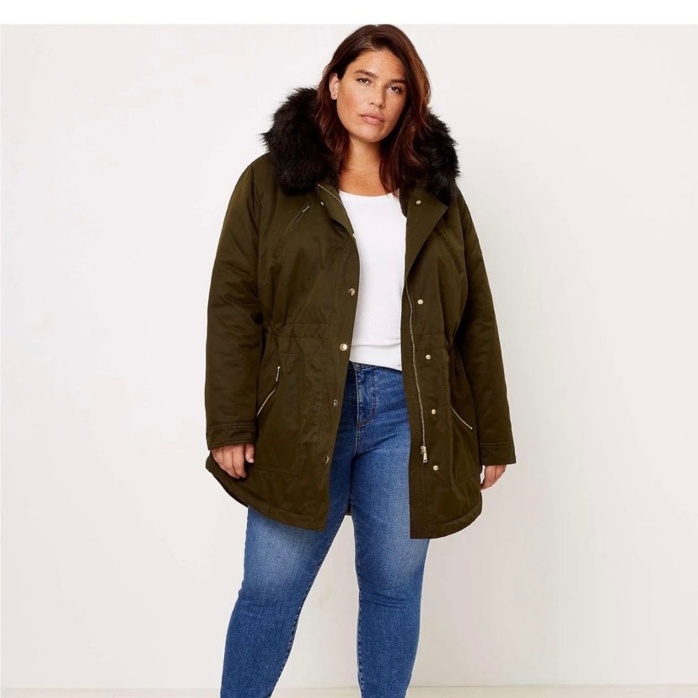 LOFT Plus Modern Parka Size 20